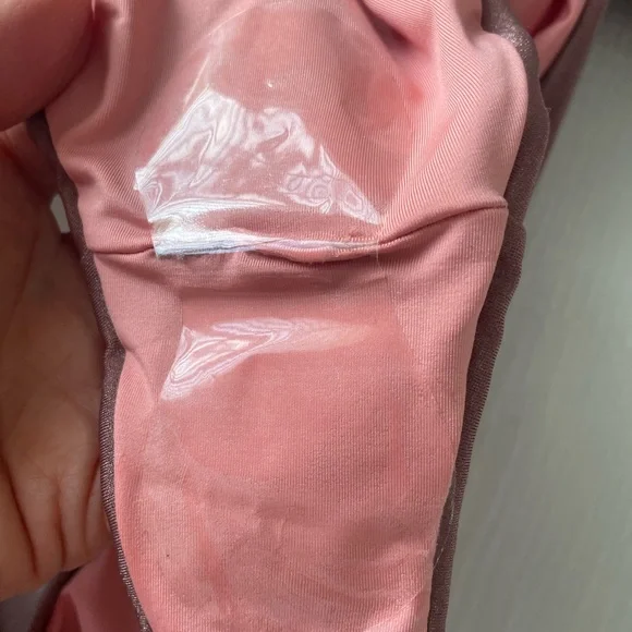 NWT REINA Bikini Swimsuit Rose Pink Large - Picture 13 of 13